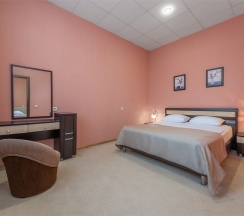 Комфорт /Comfort Double Room (двухкомнатный номер с одной двуспальной кроватью) в Воронеж