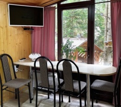 Трехместный гостевой домик "Романтика" 25 кв. м. в Архыз шале хаус