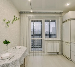 Апартаменты c 1 комнатой с балконом в Квартира Izh Apartments в ЖК Семейный парк в центре