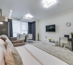 Двухместный люкс с видом на город (двуспальная кровать) в Business apartments