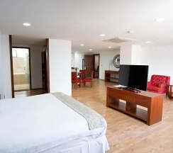 Двухместный Люкс Master (двуспальная кровать) в Suites Perisur Apartamentos Amueblados