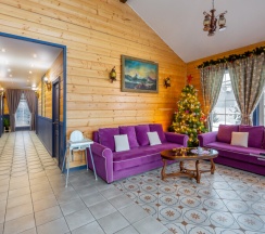 Коттедж "Сканди" с террасой и сауной (расположен в Поварово) в Сканди хаус