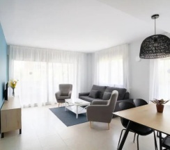 Апартаменты с 3 комнатами с видом на бассейн в Ibersol Spa Aqquaria Suites