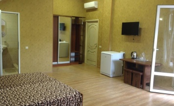 Комната стандарт с 1 двуспальной кроватью с кухней №2 в Апарт