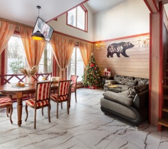 Коттедж《Чили》с сауной и купелью "Фурако" (расположен в Логиново) в Сканди хаус