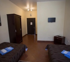 Кровать в 2-местном общем номере в Курилотрансавто