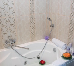 Номер комфорт с 1 двуспальной кроватью с джакузи в Каприз