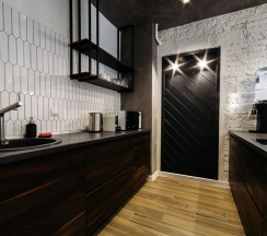Апартаменты Deluxe с 2 комнатами с видом на город в City apartments-deluxe room