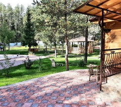 Двухместная студия Standard с красивым видом из окна двуспальная кровать в Усадьба Коноваловых