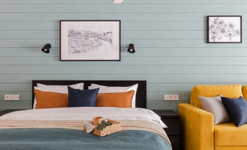 Номер Deluxe с красивым видом из окна в Дача №9