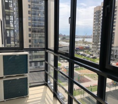 Улучшенные апартаменты с гостиной и спальней в Sibgat Apartments