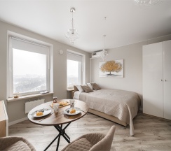 Forest View - 3х местные апартаменты-студия у Ботанического сада (13 этаж) в Smart Lofts Moscow