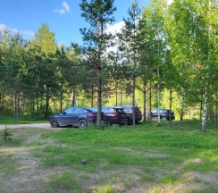 Двухместный номер Standard с красивым видом из окна двуспальная кровать в Земляничная поляна