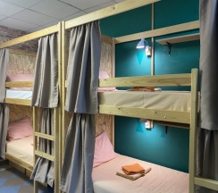 Отдельный шестиместный номер в Nice hostel