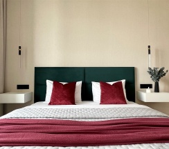 Евро-двухкомнатная квартира с красивым видом в ЖК "LEGENDA ГЕРОЕВ" в Rauktis apartments