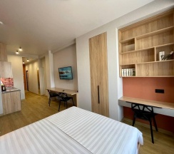 1-комнатные апартаменты студия в В Гости!