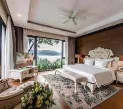 Апартаменты с доступом в парк VinWonders с 3 комнатами рядом с пляжем в Vinpearl Resort & Spa Nha Trang Bay