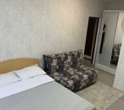 Полулюкс (Двухместный номер с двуспальной кроватью + 2 доп. места (раскладной диван) без балкона) в Синяя крыша