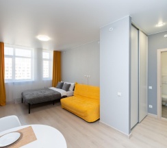 Апартаменты студия Горчица ApartaMIA в Семейный уголок