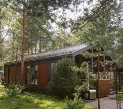 Дом с камином, сауной и купелью (до 8 гостей) ТРООДОС в Berloga Country Resort