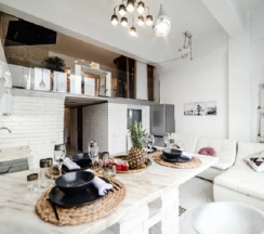 Апартаменты VIP с сауной, джакузи и камином (SPA) в Loft SPA