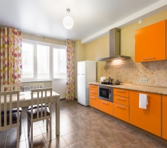 Однокомнатный номер бизнес-класса с гостиной-спальней и кухней в Degas lite hotel