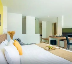 Двухместный номер двуспальная кровать в The Lantern Resorts Patong