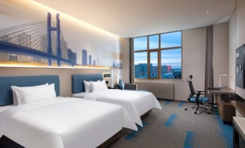 Двухместный номер Deluxe 2 отдельные кровати в Hampton by Hilton Hulunbuir Hailar Street