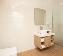 Номер люкс двухуровневый с 1 двуспальной кроватью в Пегас