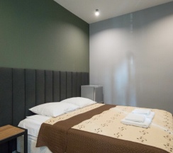 ЛЮКС Двухместный номер (общая кровать) окно во двор в За околицей