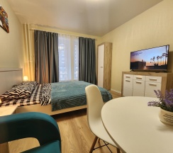 Апартаменты студия Квартира-студия на Летчика Ларюшина 4 к1 в The Loft Studio Moscow