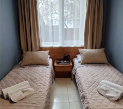 "КЛАССИК 4" Стандартный двухместный номер с раздельными односпальными кроватями и диваном на 1 этаже в Цитрус