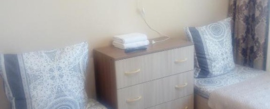 Номер эконом с 2 односпальными кроватями в Славная