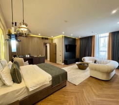 Двухместный люкс Grand двуспальная кровать в Donatello