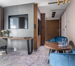 Двухместный номер Deluxe с балконом двуспальная кровать в Love Sopot Residence