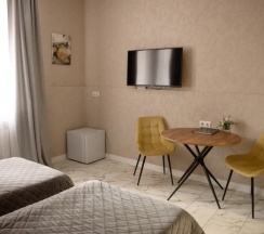 Двухместный с 1 большой или 2 раздельными кроватями в Парк-л