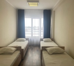 Кровать в 4-местном общем номере в Smart Hotel KDO Екатеринбург