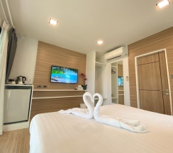 Двухместная вилла двуспальная кровать в Chez Nous Boutique Resort