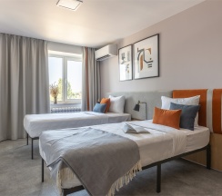 Студия с 2  раздельными кроватями в Apartments&Hotel Trend