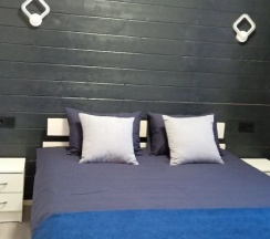 Четырёхместный коттедж с красивым видом из окна в Sabr