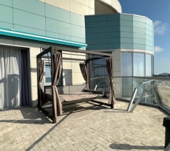 Апартаменты с террасой с видом на море в Grand hotel Anapa