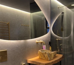 Дом «GOLD» с банным чаном на террасе в Luxe House