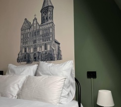 Номер стандарт с 1 двуспальной кроватью Кнайпхоф в Прусс