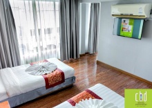 Двухместный номер Deluxe 2 отдельные кровати в CBD Hotel Suratthani