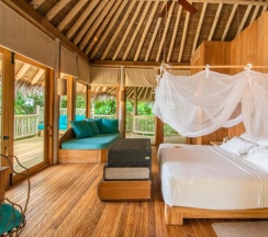 Retreat With Pool Beach с 3 комнатами в Soneva Fushi
