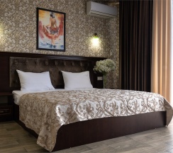 Люкс с балконом и видом на море в Karap palace hotel