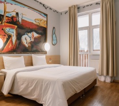 2-х местный в блоке вид на горы в Ays Design Hotel
