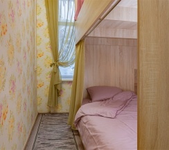 Семейный номер с 2х ярусной двухспальной кроватью в Сова