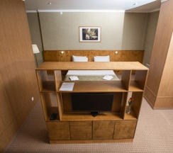 Двухместный люкс с балконом двуспальная кровать в Altyn Eco Park