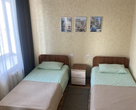 Двухместный номер с 2 односпальными кроватями в Hotel home